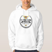 Amerikaanse Maagdeneilanden Hoodie (Voorkant)