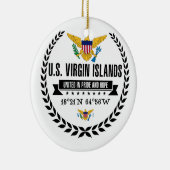 Amerikaanse Maagdeneilanden Keramisch Ornament (Rechts)