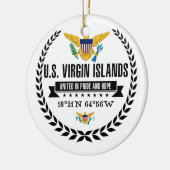 Amerikaanse Maagdeneilanden Keramisch Ornament (Links)