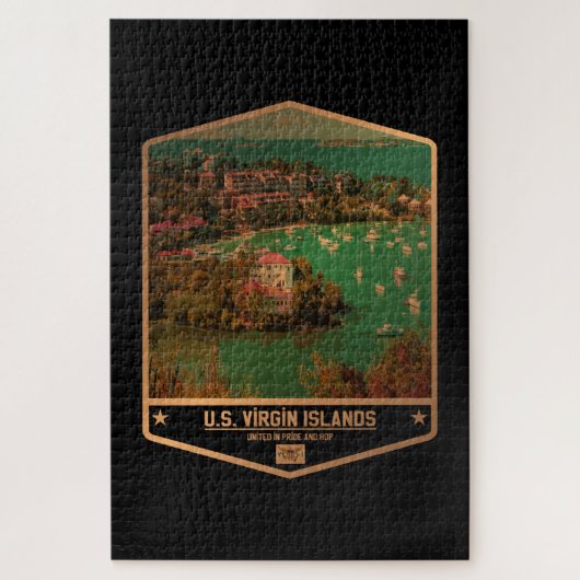 Amerikaanse Maagdeneilanden Legpuzzel (Verticaal)