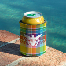 Amerikaanse Maagdeneilanden Madras Pattern & Flag