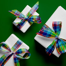 Amerikaanse Maagdeneilanden Madras Satijnen Lint