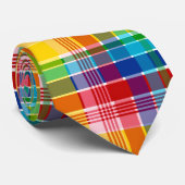 Amerikaanse Maagdeneilanden Madras Stropdas (Opgerold)