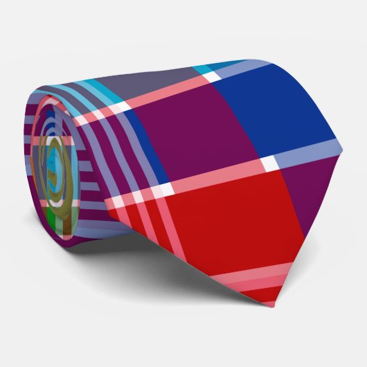 Amerikaanse Maagdeneilanden Madras Stropdas (Opgerold)