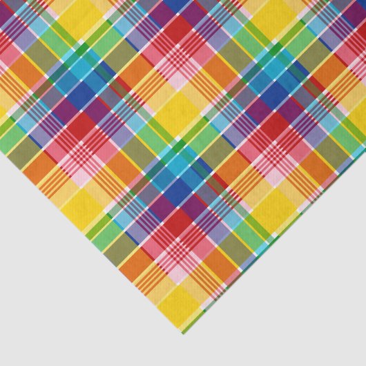 Amerikaanse Maagdeneilanden Madras Tissuepapier (Detail)