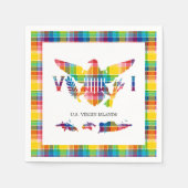 Amerikaanse Maagdeneilanden Madras, vlag en eiland Servet (Voorkant)