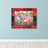 Amerikaanse Maagdeneilanden Masqueraders St. Croix Canvas Afdruk (Insitu (Houten vloer))