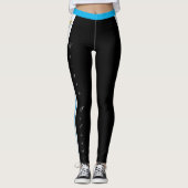 Amerikaanse Maagdeneilanden mode leggings, Vlag, z Leggings (Voorkant)