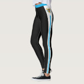 Amerikaanse Maagdeneilanden mode leggings, Vlag, z Leggings (Links)