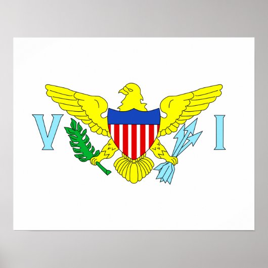 Amerikaanse Maagdeneilanden Poster (Voorkant)