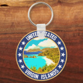 Amerikaanse Maagdeneilanden Sleutelhanger (Voorkant)