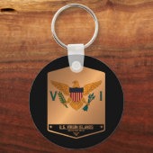 Amerikaanse Maagdeneilanden Sleutelhanger (Voorkant)