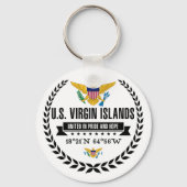 Amerikaanse Maagdeneilanden Sleutelhanger (Voorkant)