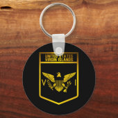 Amerikaanse Maagdeneilanden Sleutelhanger (Voorkant)