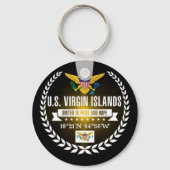 Amerikaanse Maagdeneilanden Sleutelhanger (Voorkant)