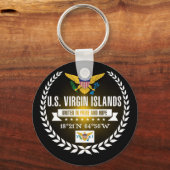 Amerikaanse Maagdeneilanden Sleutelhanger (Voorkant)