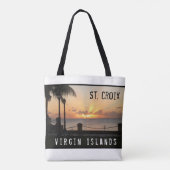 Amerikaanse Maagdeneilanden St. Croix Caribbean Su Tote Bag (Achterkant)