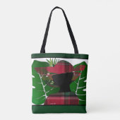 Amerikaanse Maagdeneilanden St. Croix Madras tropi Tote Bag (Achterkant)