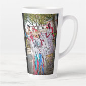 Amerikaanse Maagdeneilanden St. Croix Masquerader Latte Mok (Rechts)