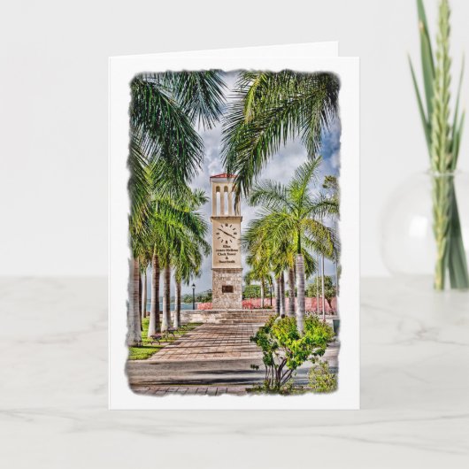 Amerikaanse Maagdeneilanden St. Croix Palm Trees T Kaart (Voorkant)