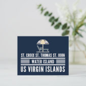 Amerikaanse Maagdeneilanden St. Croix St. Thomas U Briefkaart (Staand voorkant)