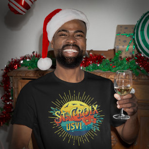 Amerikaanse Maagdeneilanden St. Croix U.S. VI Trop T-shirt