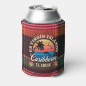 Amerikaanse Maagdeneilanden St. Croix USVI Caraïbe Blikjeskoeler (Blikje Achterkant)