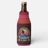 Amerikaanse Maagdeneilanden St. Croix USVI Caraïbe Flesjeskoeler (Fles Voorkant)