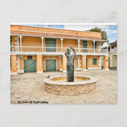Amerikaanse Maagdeneilanden St. Croix USVI Caribbe Briefkaart (Voorkant)