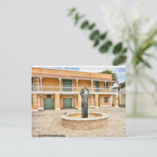 Amerikaanse Maagdeneilanden St. Croix USVI Caribbe Briefkaart (Staand voorkant)