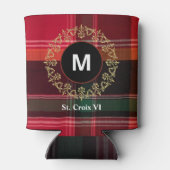 Amerikaanse Maagdeneilanden St. Croix USVI Madras Blikjeskoeler (Achterkant)