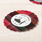 Amerikaanse Maagdeneilanden St. Croix USVI Madras Kartonnen Onderzetters (Gekanteld)