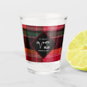 Amerikaanse Maagdeneilanden St. Croix USVI Madras  Shot Glas (Voorkant)