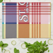 Amerikaanse Maagdeneilanden St. Croix USVI Madras Theedoek (Gevouwen)