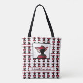 Amerikaanse Maagdeneilanden St. Croix USVI Madras Tote Bag (Achterkant)