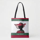 Amerikaanse Maagdeneilanden St. Croix USVI Madras  Tote Bag (Voorkant)