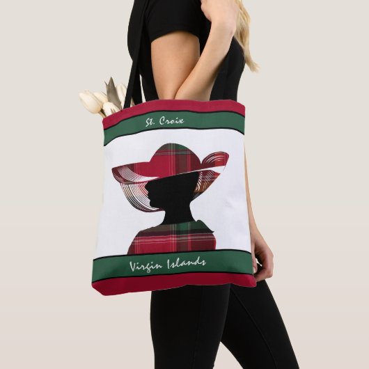 Amerikaanse Maagdeneilanden St. Croix USVI Madras  Tote Bag (Dichtbij)