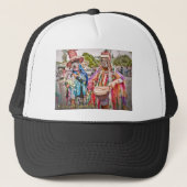 Amerikaanse Maagdeneilanden St. Croix USVI Masquer Trucker Pet (Voorkant)