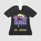 Amerikaanse Maagdeneilanden St. Croix USVI Ornament (achterkant)