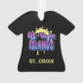 Amerikaanse Maagdeneilanden St. Croix USVI Ornament (voorkant)