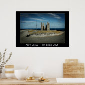 Amerikaanse Maagdeneilanden St. Croix USVI Point U Poster (Keuken)