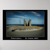Amerikaanse Maagdeneilanden St. Croix USVI Point U Poster (Voorkant)