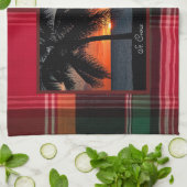 Amerikaanse Maagdeneilanden St. Croix USVI Sunset  Theedoek (Gevouwen)