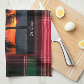 Amerikaanse Maagdeneilanden St. Croix USVI Sunset  Theedoek (Quarter Fold)