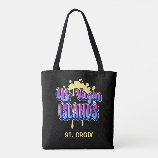 Amerikaanse Maagdeneilanden St. Croix USVI Tote Bag (Achterkant)