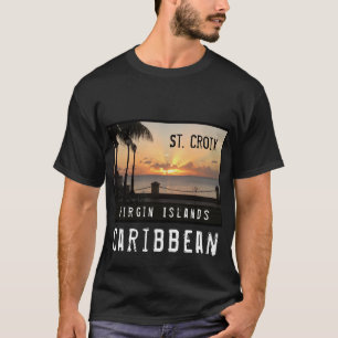 Amerikaanse Maagdeneilanden St. Croix USVI Tropic T-shirt