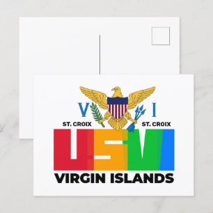 Amerikaanse Maagdeneilanden St. Croix USVI Tropica Briefkaart
