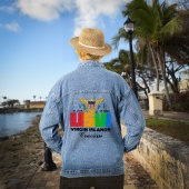 Amerikaanse Maagdeneilanden St. Croix USVI Tropica Denim Jacket
