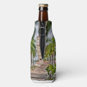 Amerikaanse Maagdeneilanden St. Croix USVI tropisc Flesjeskoeler (Fles Achterkant)