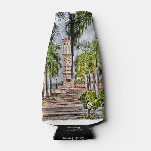 Amerikaanse Maagdeneilanden St. Croix USVI tropisc Flesjeskoeler (Achterkant)